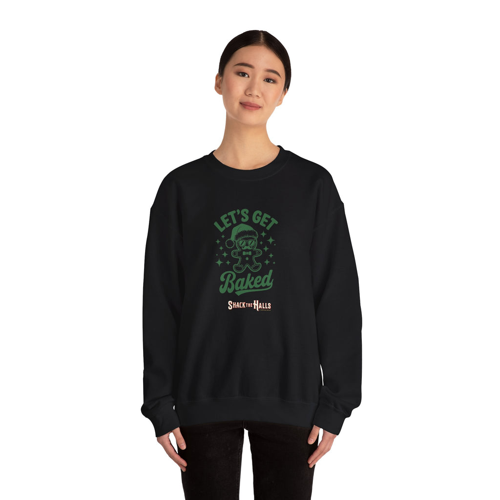 Let's Get Baked - Cozy Gift for Bakers, Christmas, Cooking Enthusiasts, Holiday Apparel, Cute Sweatshirt