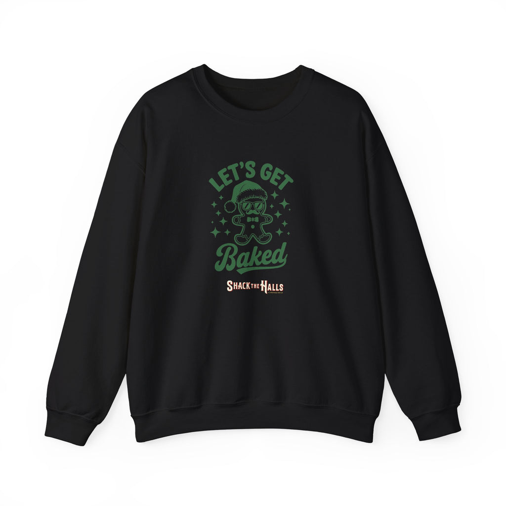 Let's Get Baked - Cozy Gift for Bakers, Christmas, Cooking Enthusiasts, Holiday Apparel, Cute Sweatshirt