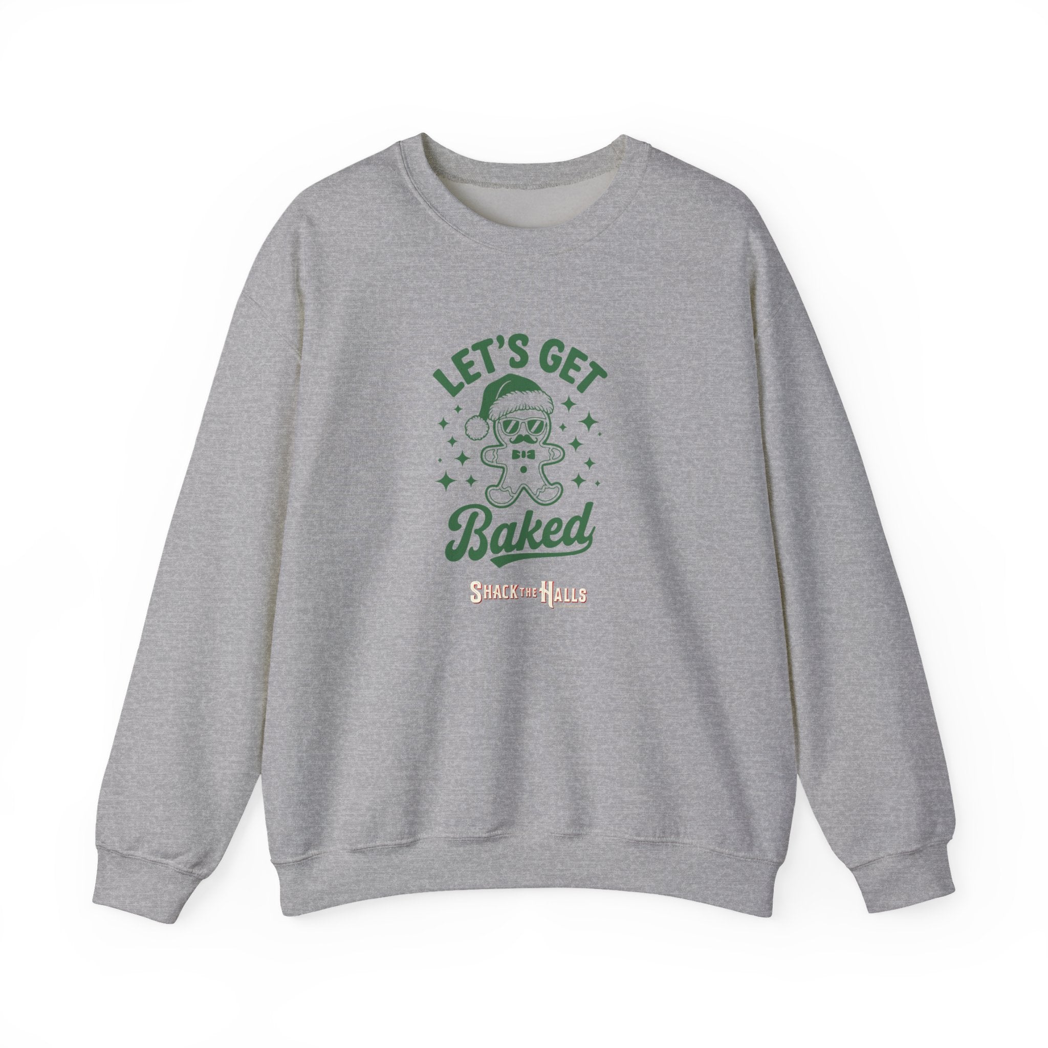 Let's Get Baked - Cozy Gift for Bakers, Christmas, Cooking Enthusiasts, Holiday Apparel, Cute Sweatshirt