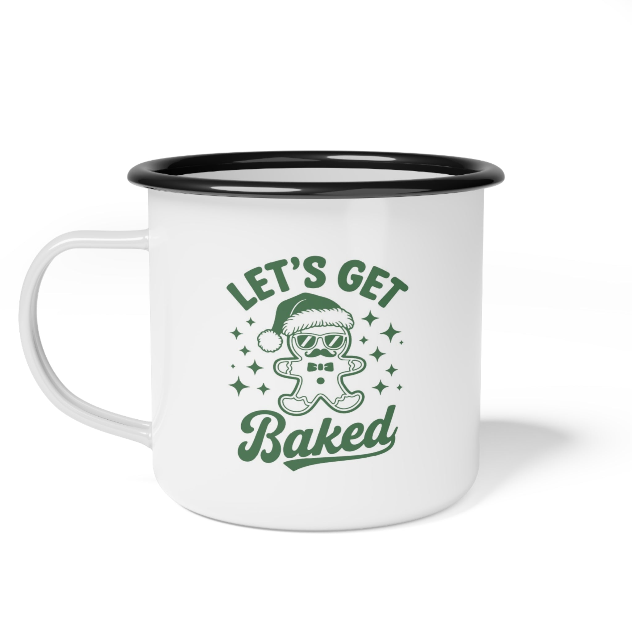 Let's Get Baked Enamel Camp Cup