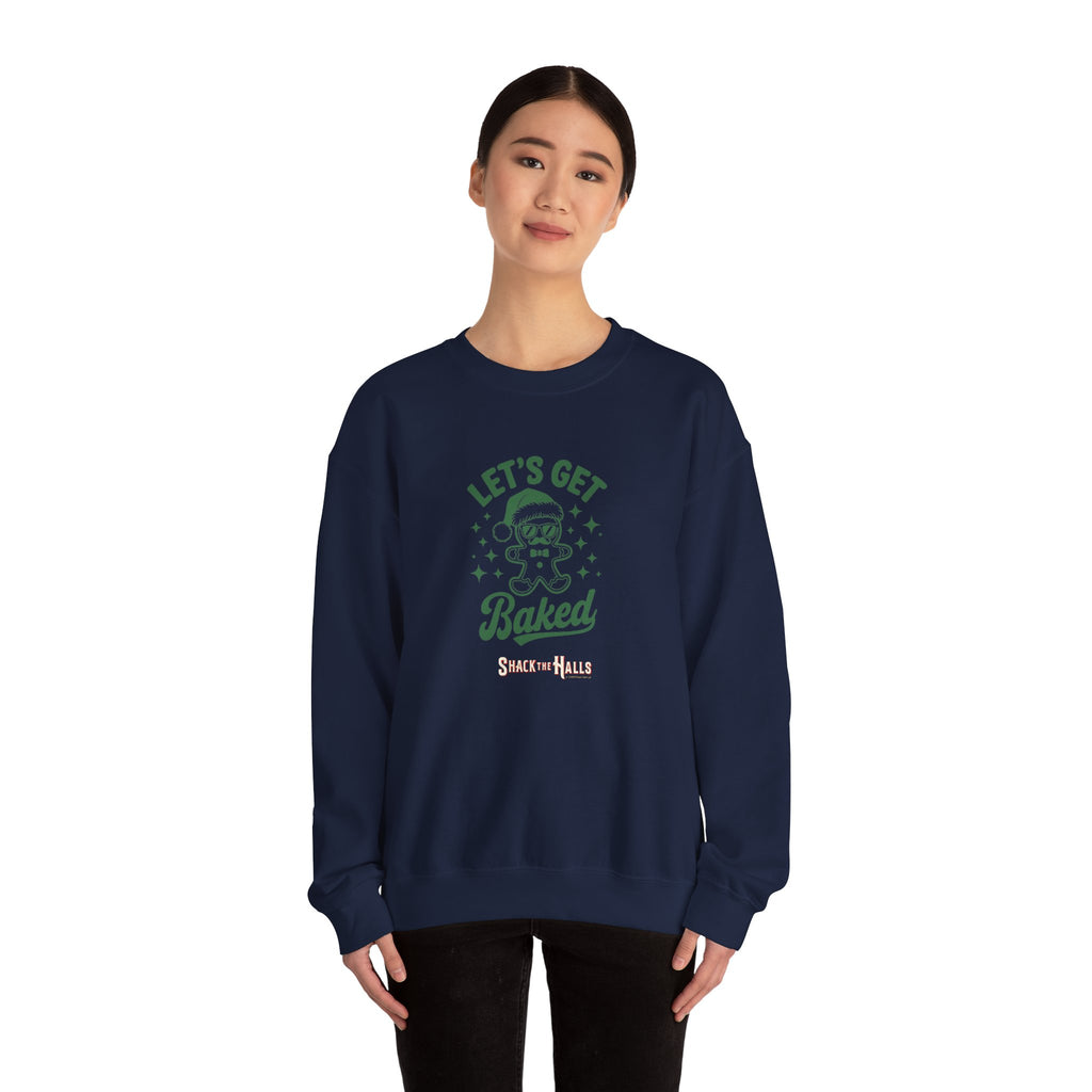 Let's Get Baked - Cozy Gift for Bakers, Christmas, Cooking Enthusiasts, Holiday Apparel, Cute Sweatshirt