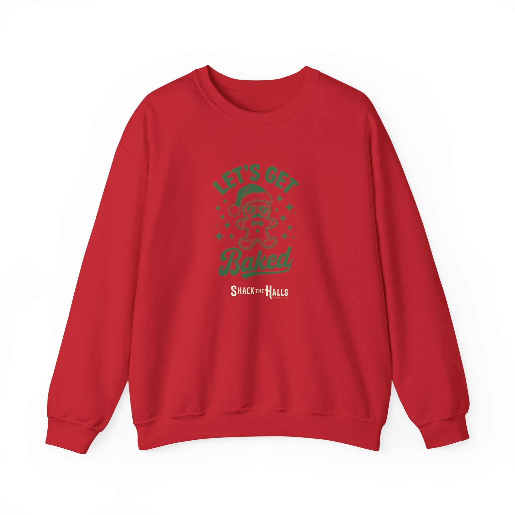 Let's Get Baked - Cozy Gift for Bakers, Christmas, Cooking Enthusiasts, Holiday Apparel, Cute Sweatshirt