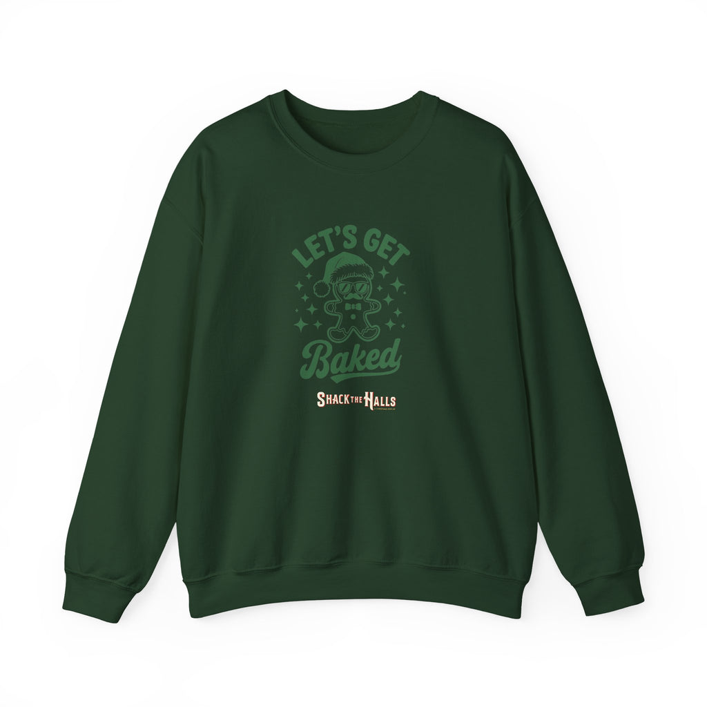 Let's Get Baked - Cozy Gift for Bakers, Christmas, Cooking Enthusiasts, Holiday Apparel, Cute Sweatshirt