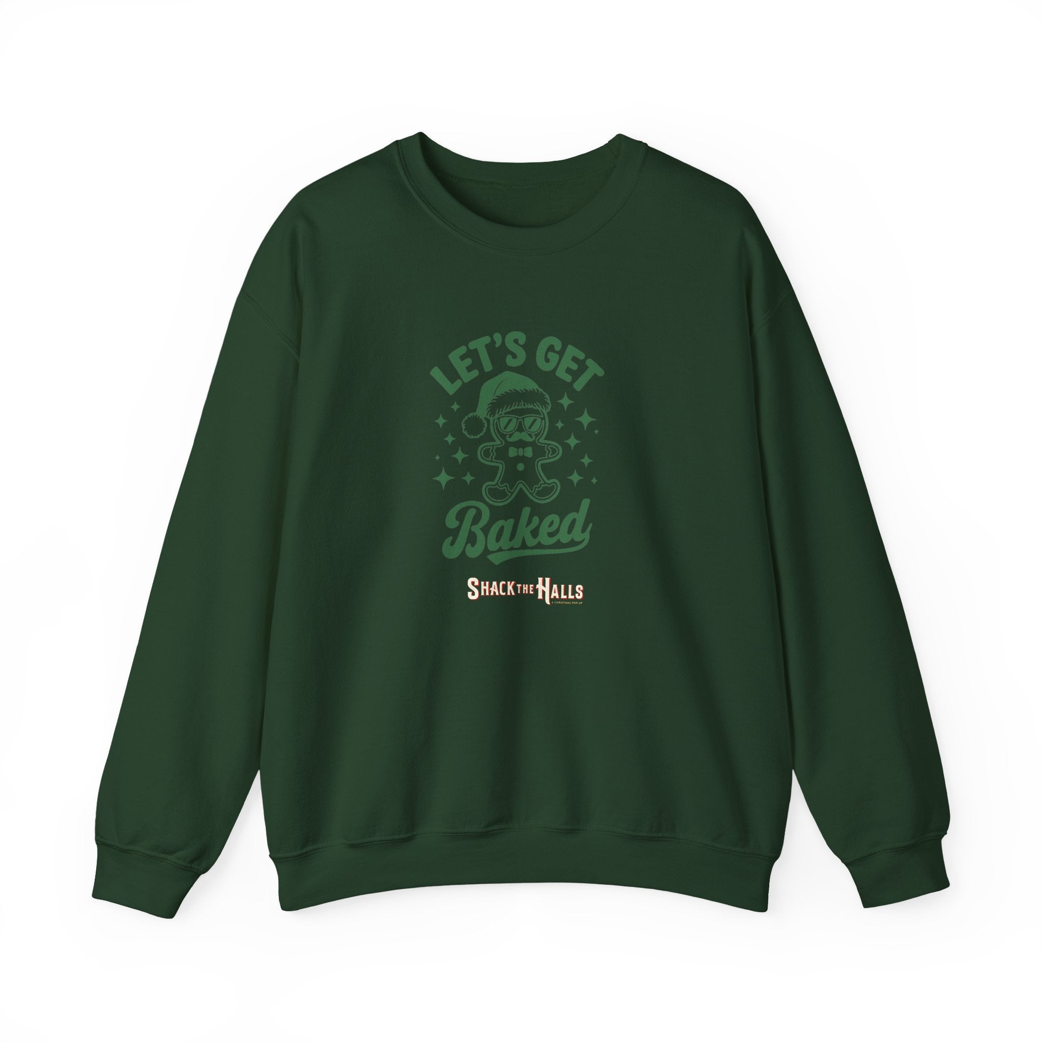 Let's Get Baked - Cozy Gift for Bakers, Christmas, Cooking Enthusiasts, Holiday Apparel, Cute Sweatshirt