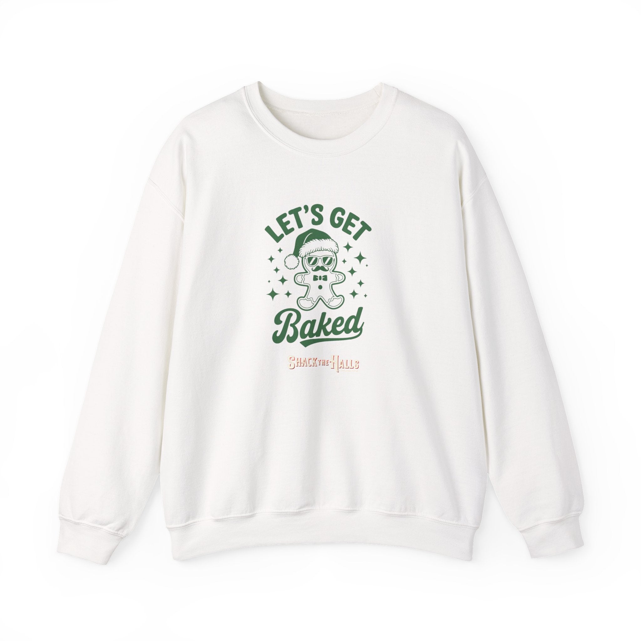 Let's Get Baked - Cozy Gift for Bakers, Christmas, Cooking Enthusiasts, Holiday Apparel, Cute Sweatshirt