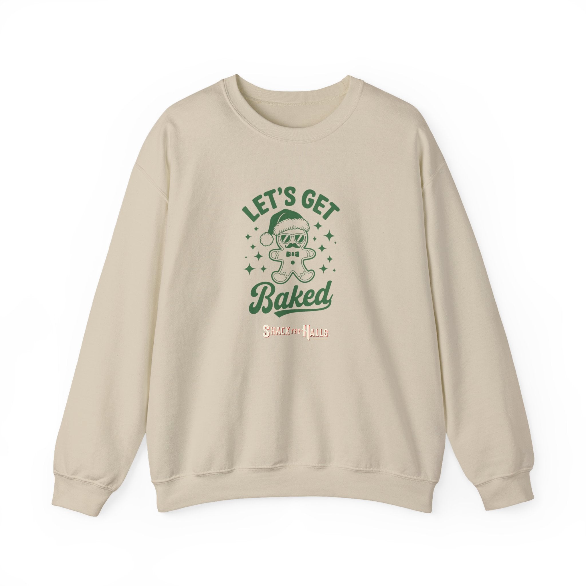 Let's Get Baked - Cozy Gift for Bakers, Christmas, Cooking Enthusiasts, Holiday Apparel, Cute Sweatshirt