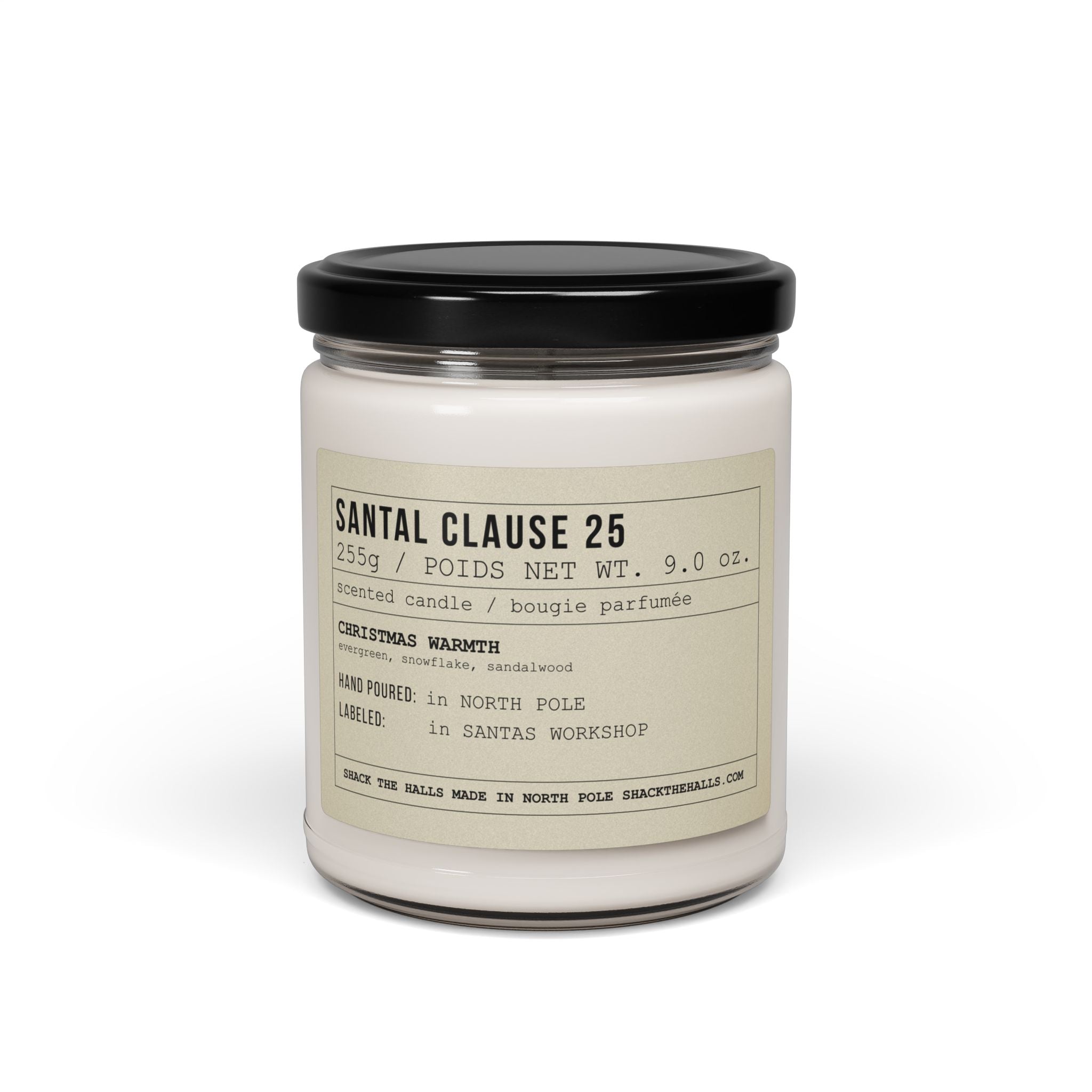 SANTAL CLAUSE 25 Scented Candle Collection Christmas Warmth