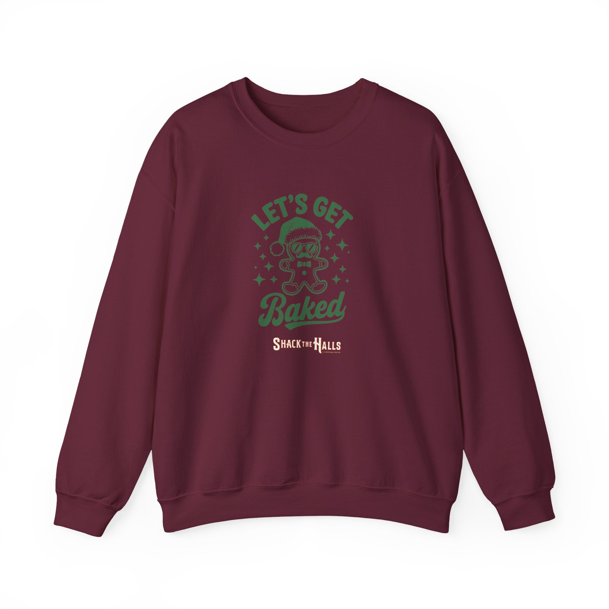 Let's Get Baked - Cozy Gift for Bakers, Christmas, Cooking Enthusiasts, Holiday Apparel, Cute Sweatshirt